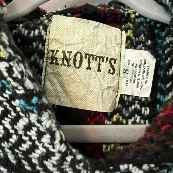 KNOTT'S Baja Hooded Pullover Pancho Size S Small - Picture 2 of 5